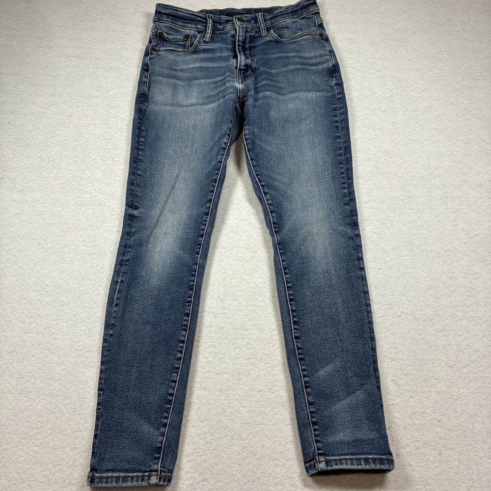 Lucky Brand 411 Jeans Athletic Taper Size 29/30 Distressed Whiskering Stretch